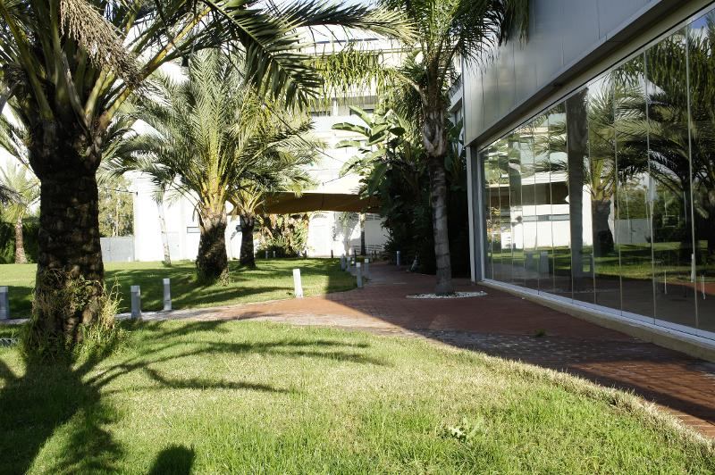 jardines de las instalaciones donde los niños pueden disfrutar del tiempo libre y hacer juegos en el campamento de verano en valencia