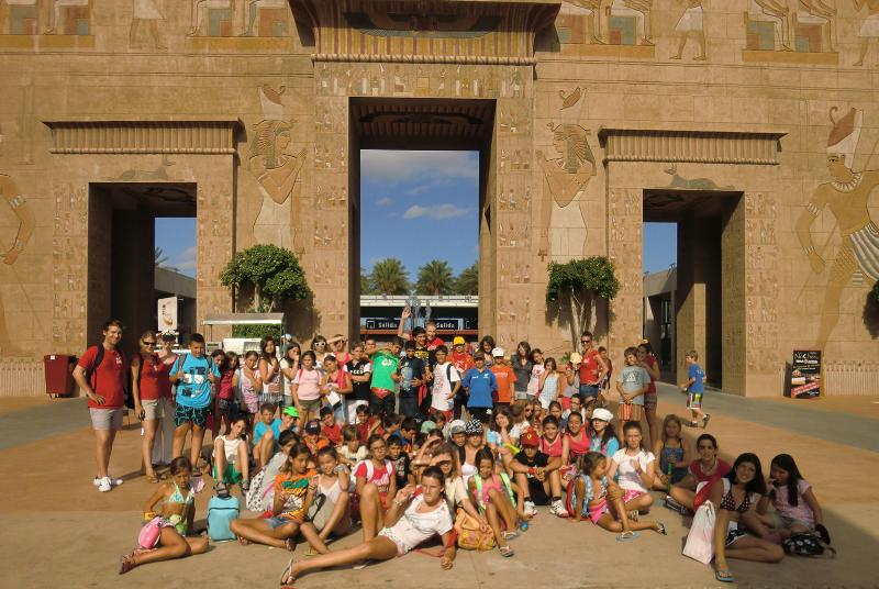 Foto de grupo durante uno de nuestros summer camps España