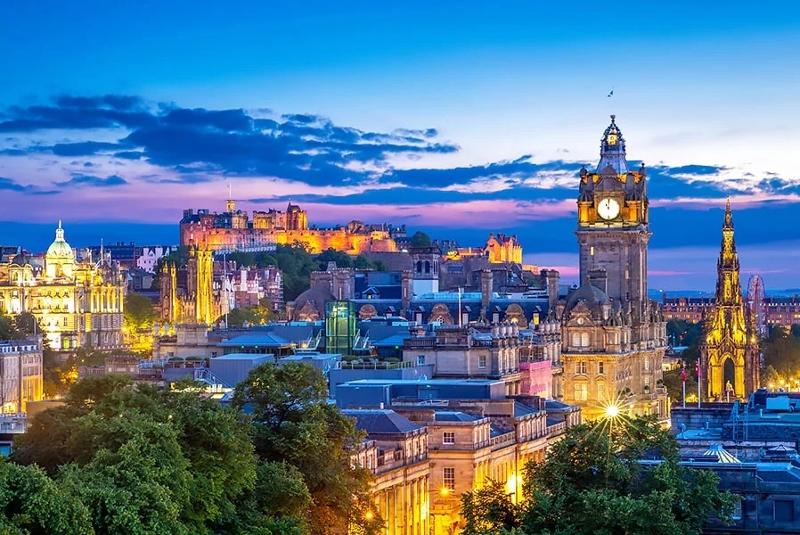 vue sur la ville d'Edinburgh