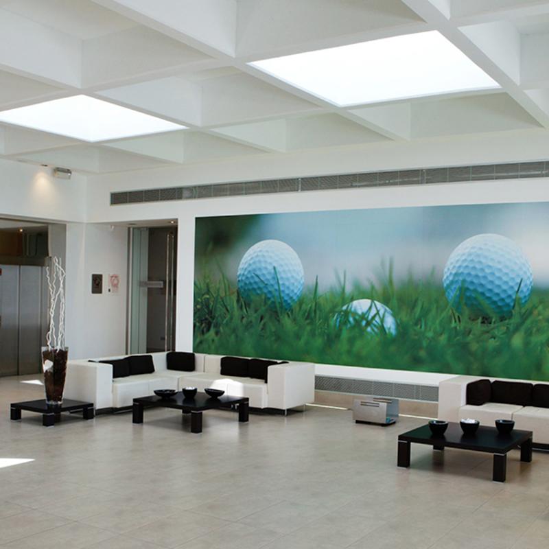 Sala de estar en las instalaciones en el summercamp en alicante 