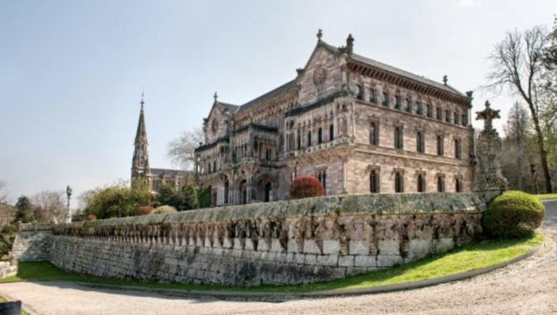 Castillo en plena naturaleza para las visitas de los jóvenes del campamento multiaventura en Cantabria