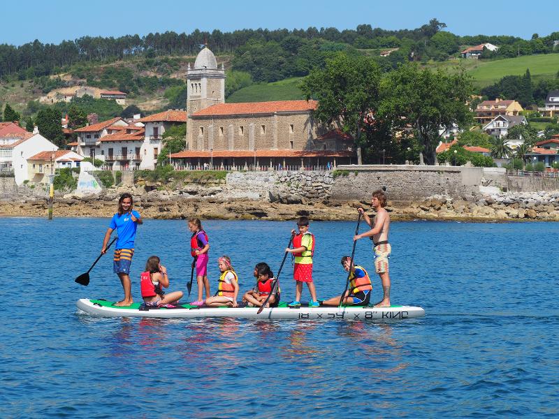 Big SUP en la colonia náutica
