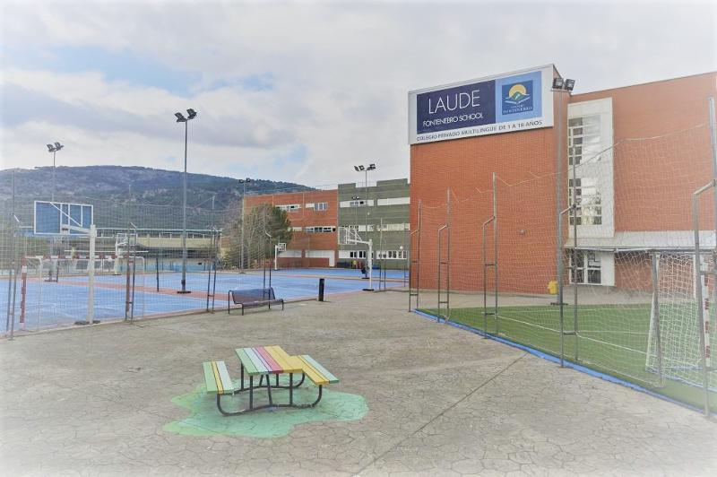 Exteriores del campamento de verano en la comunidad de madrid