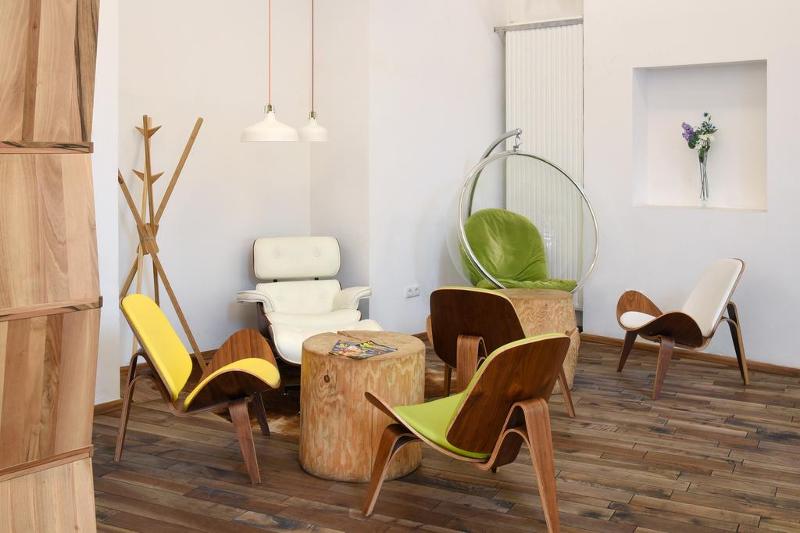 Lounge de la residencia del curso de inglés en Austria