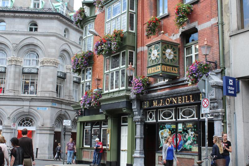 Edificios del centro de Dublín en los cursos de idiomas en dublin 