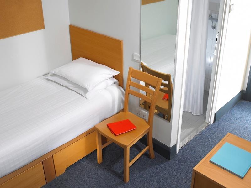 Dormitorio de la residencia en el curso de ingles en irlanda