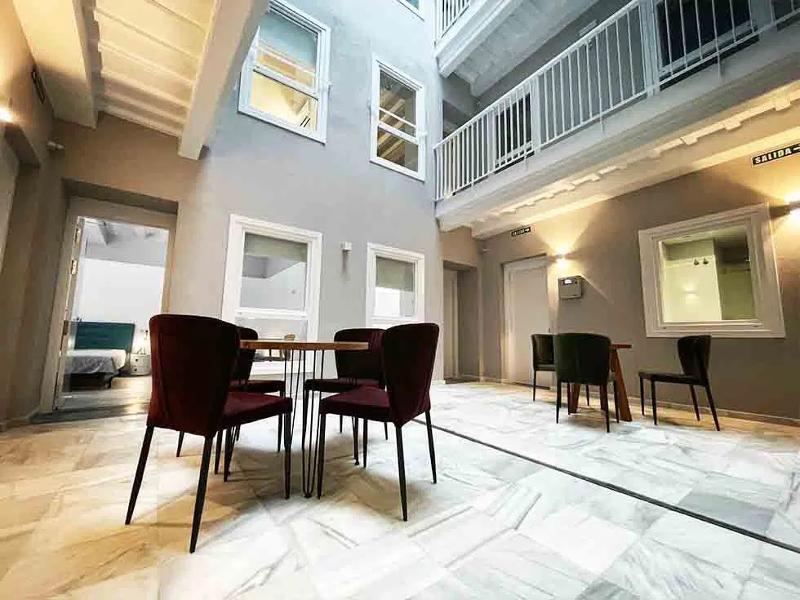 Sala de la residencia estudiantil en el curso de español en españa