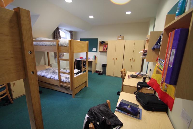 Habitación con literas en el curso de idiomas en Inglaterra