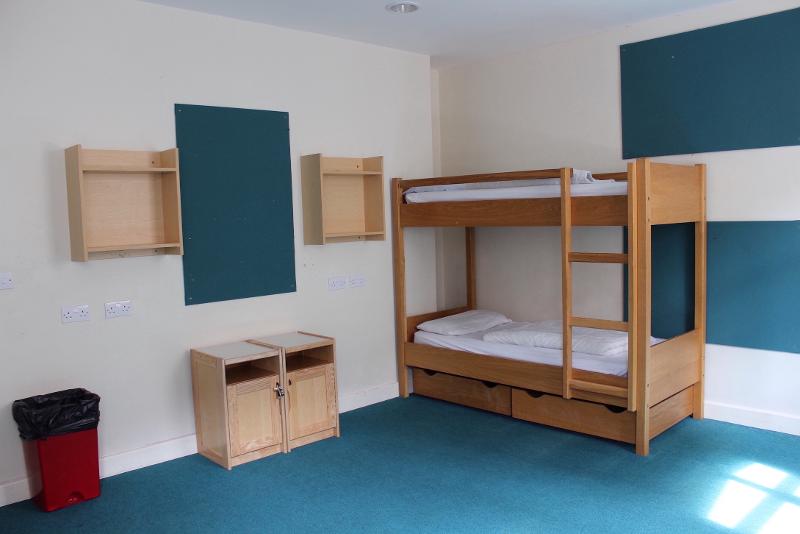 Habitación doble con litera en el curso de ingles en inglaterra