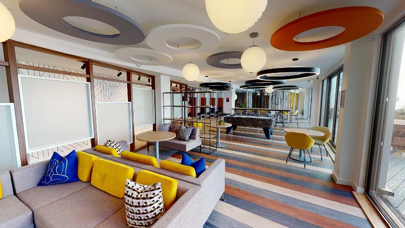 Zona de descanso en el curso de idiomas en inglaterra 