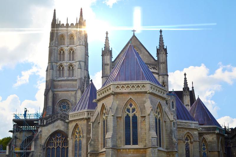 Catedral de Bath en el curso de ingles en inglaterra