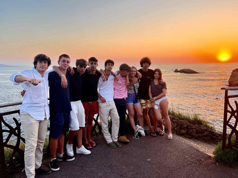 Alumnos en los cursos de inglés intensivos en verano