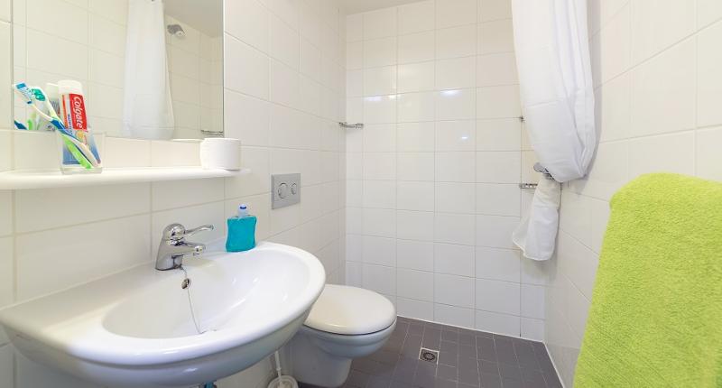 Baño ofrecido durante un curso de ingles en el extranjero