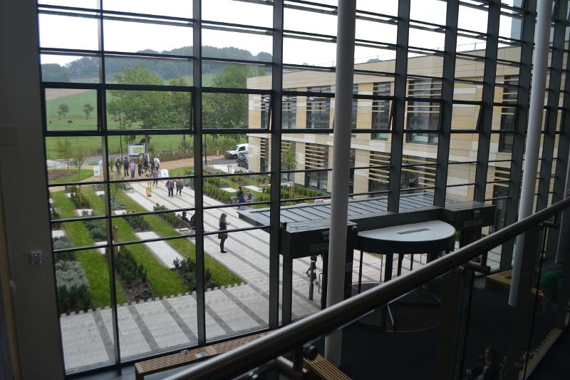 Vista desde la ventana en el curso de idiomas en inglaterra 