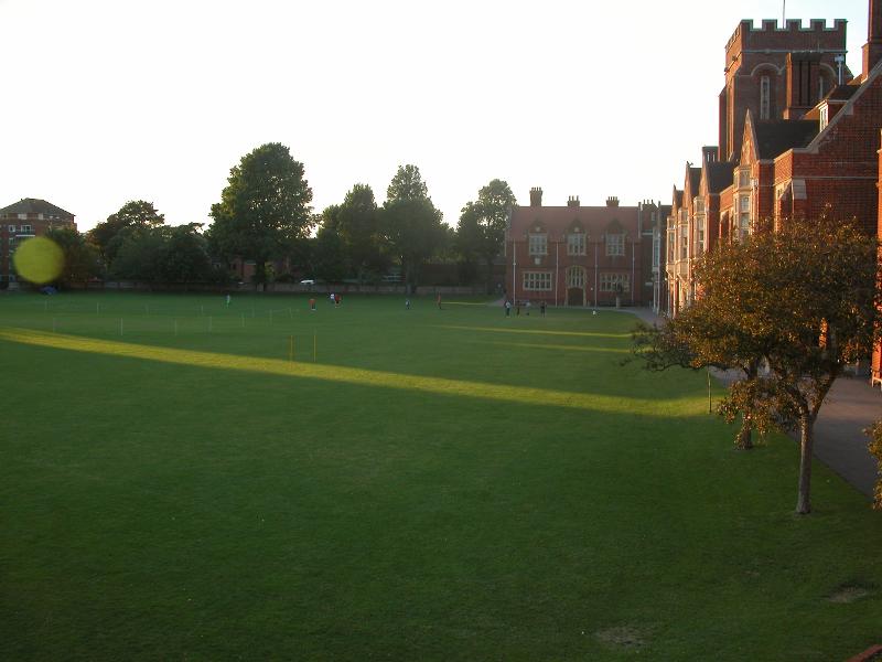 Foto del prado al lado de la escuela en Eastbourne en el curso ingles en inglaterra