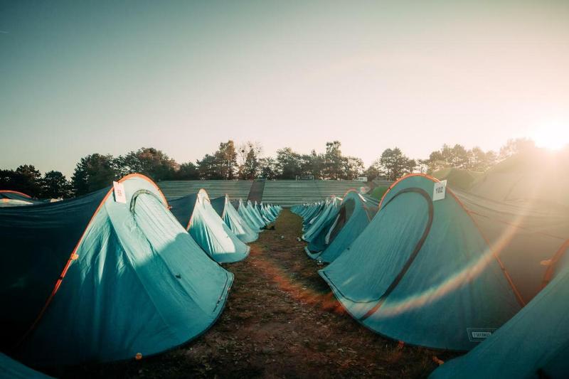 Las cabañas de un campamento ingles pais vasco