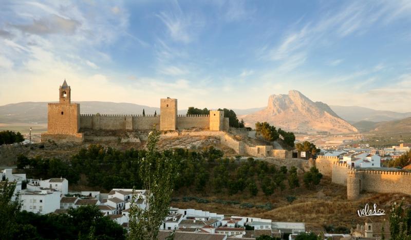 Vistas del castillo de Antequera del curso de idiomas en españa 