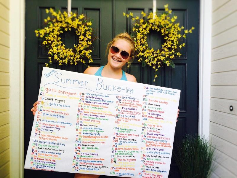 Lista de cosas que hacer en verano