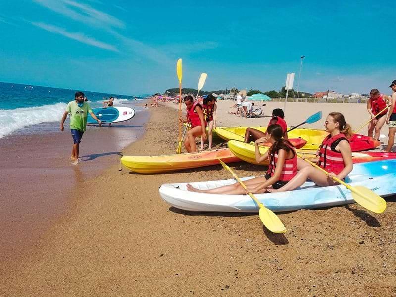 Campamentos en la playa