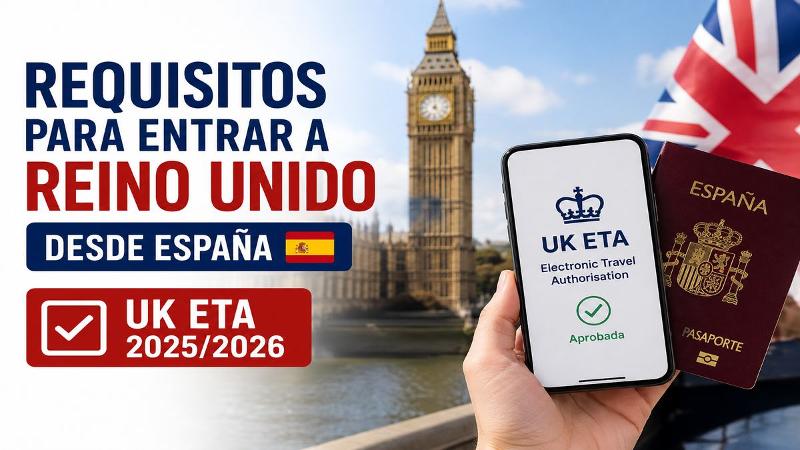 Requisitos para entrar a Reino Unido para españoles