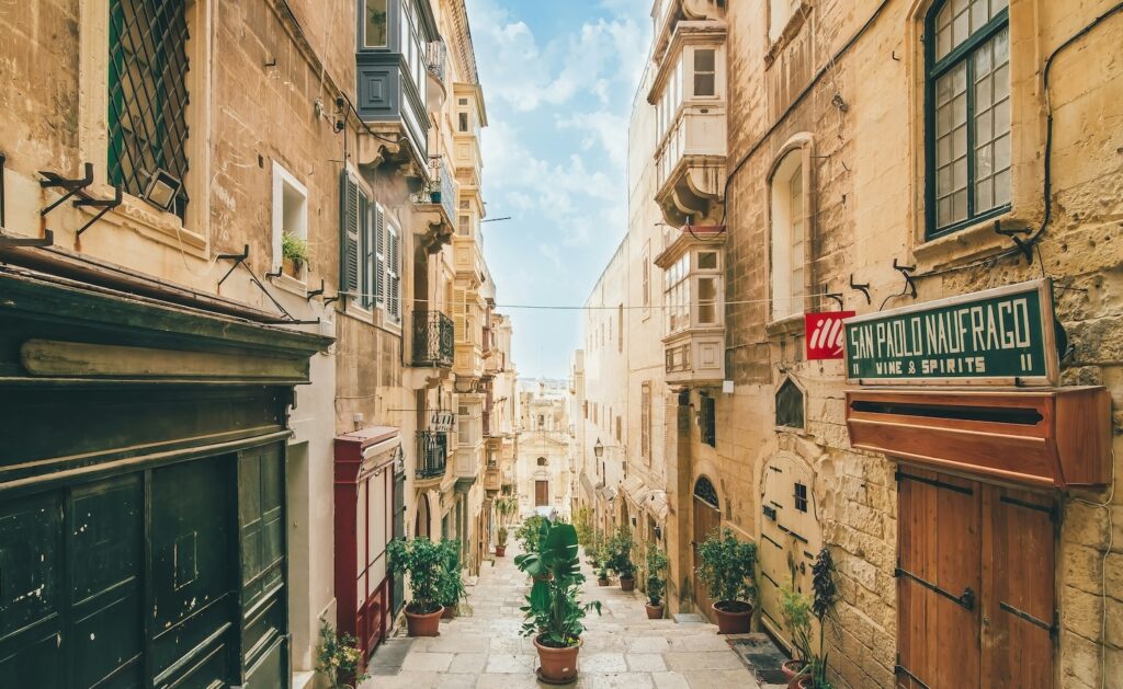Visita el centro histórico en un curso de inglés en Malta
