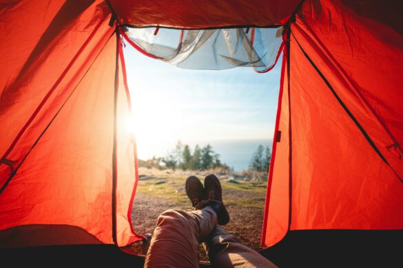 Camping en beneficios de aprender idiomas