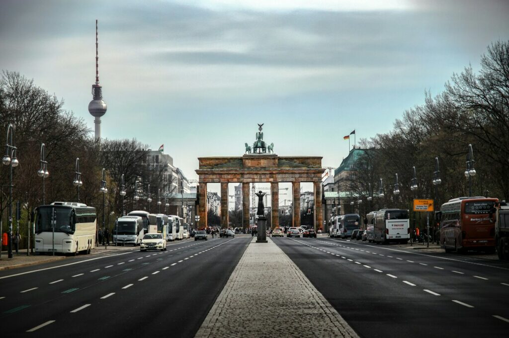 Puerta de Bradenburgo en donde estudiar aleman en alemania