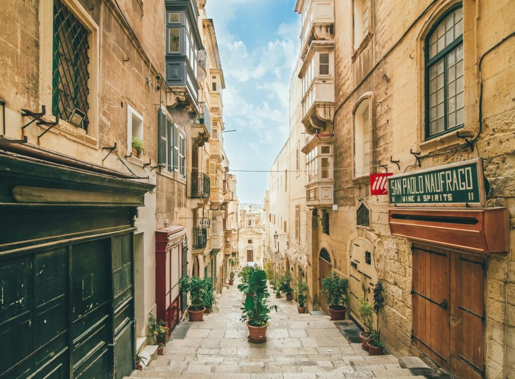 Las calles que ver en Malta